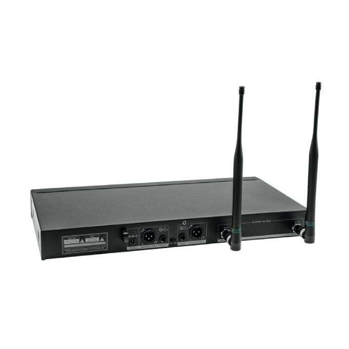 Фото 2-х канальный приемник UR-222D + два ручных микрофона-передатчика UH-222 RELACART UR-222DMH