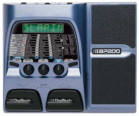 Фото Басовый процессор DIGITECH BP200 BASS MULTI-EFFECT PROCESSOR