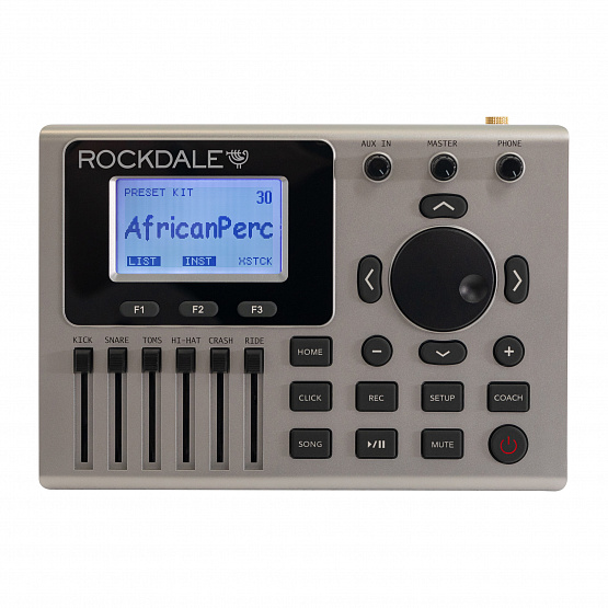 Фото Электронная ударная установка ROCKDALE Thunder Mesh PRO 2