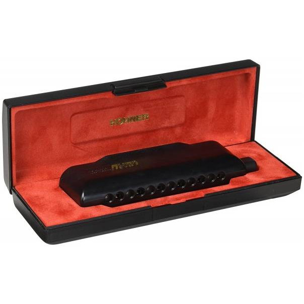 Фото HOHNER CX 12 Black 7545/48 A - Губная гармоника хроматическая Хонер
