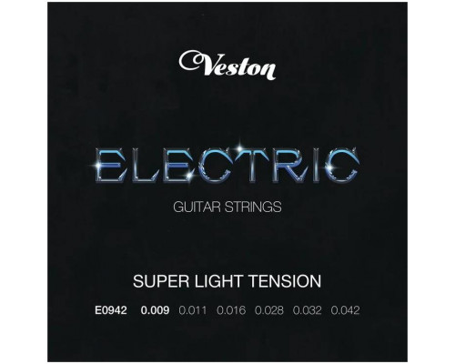 Фото Струны для электрогитары VESTON E 0942