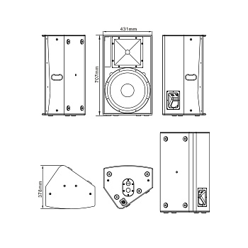 Фото Пассивная акустическая система RFIntell TX15 PRO