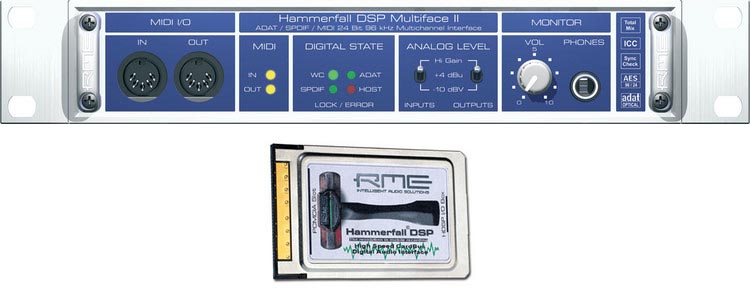 Фото RME MULTIFACE MKII / HDSP CARDBUS BUNDLE