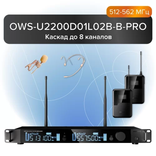 Фото Радиосистема Октава OWS-U2200D01L02В-B-PRO