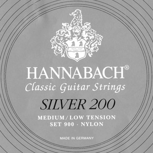 Фото Комплект струн для классической гитары Hannabach 900MLT SILVER 200
