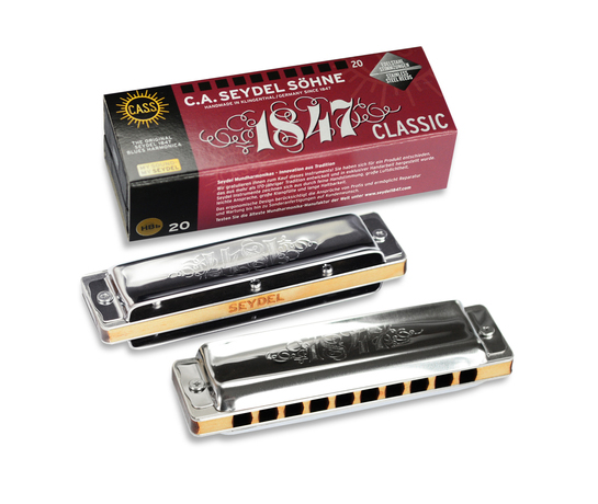 Фото Губная гармошка Seydel Sohne 16201HBB 1847 Classic High Bb