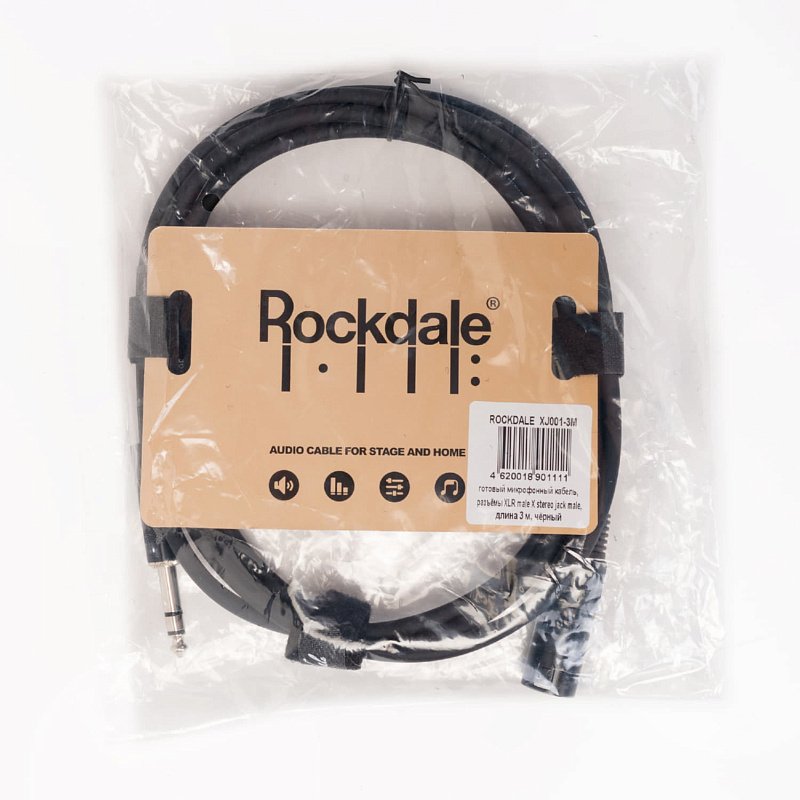 Фото Микрофонный кабель ROCKDALE XJ001-3M