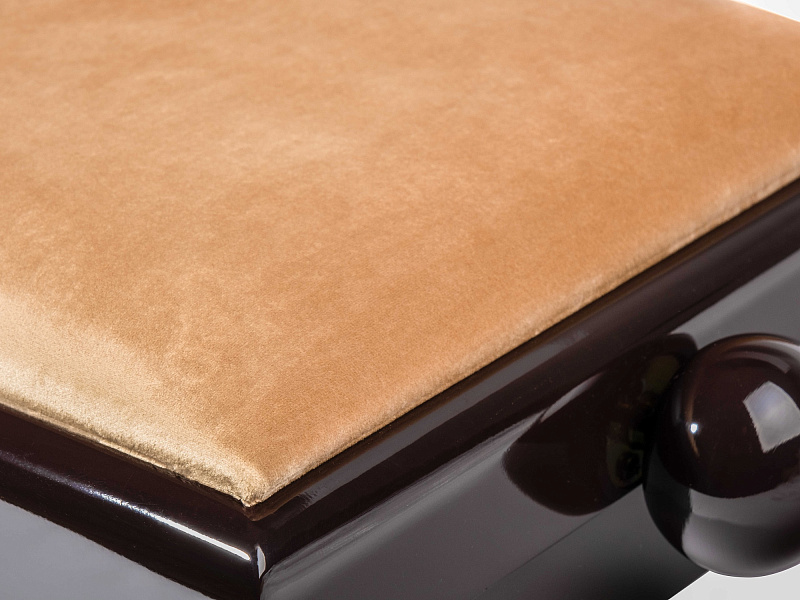 Фото HY-PJ018B-GLOSS-RW Банкетка, палисандр/коричневый, Rin