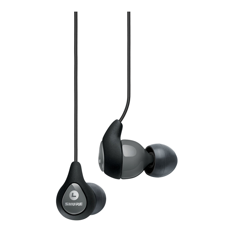 Фото SHURE SE112-GR-E головные телефоны с одним драйвером, цвет серый