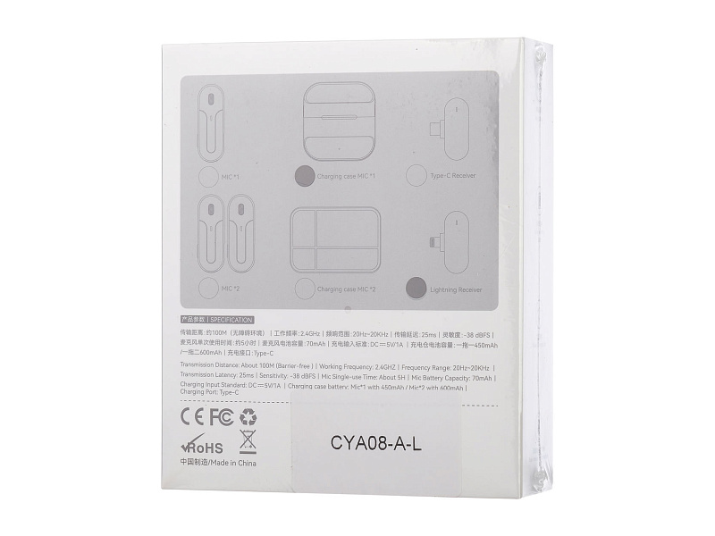 Фото Микрофон беспроводной, Lightning, Simple Fly CYA08-A-L