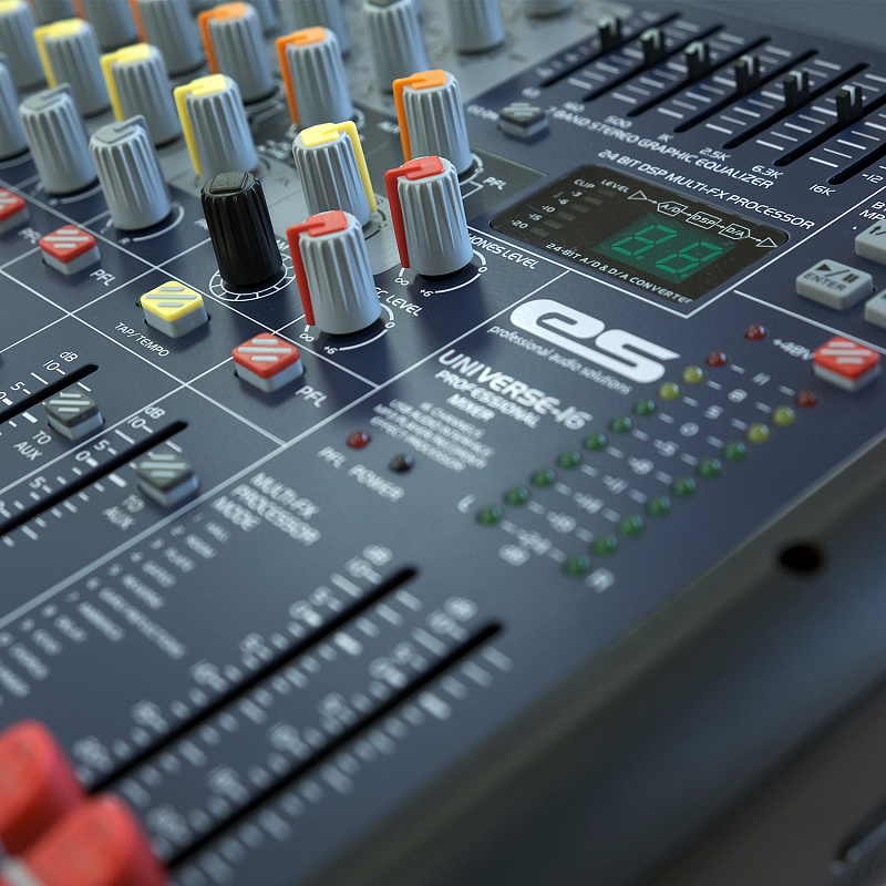 Фото Микшерный пульт EUROSOUND Universe-16