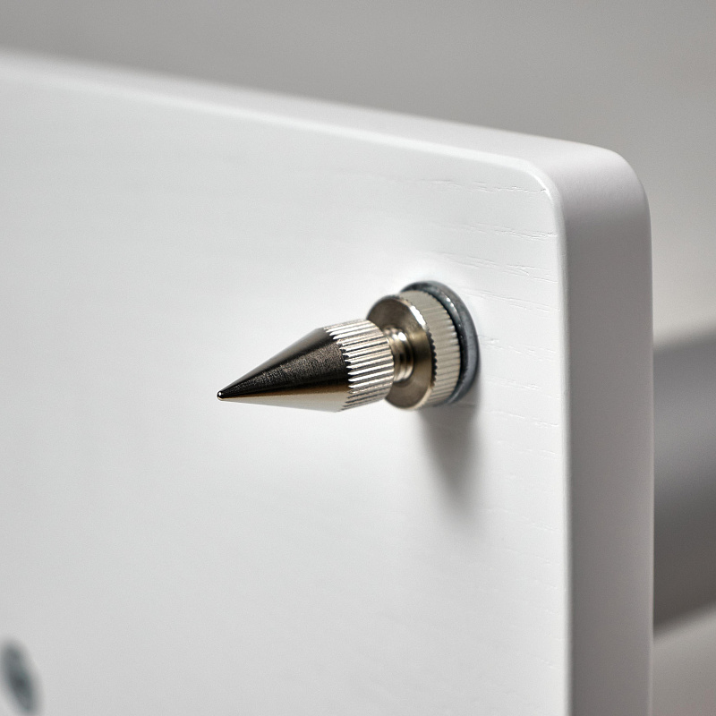 Фото Стойка для акустики Radiotehnika T6 Silver/White