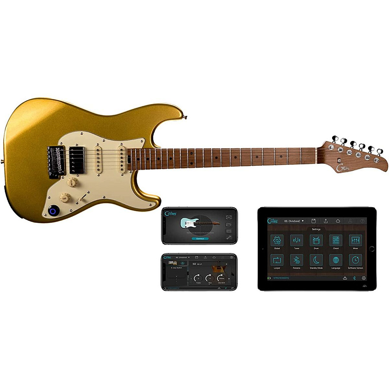 Фото Электрогитара Mooer GTRS S801 Gold