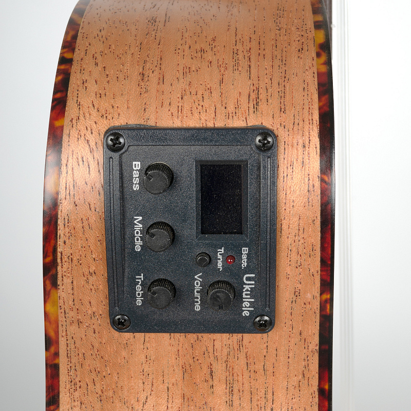 Фото Укулеле сопрано со звукоснимателем Cascha HH-2026E Mahogany Series