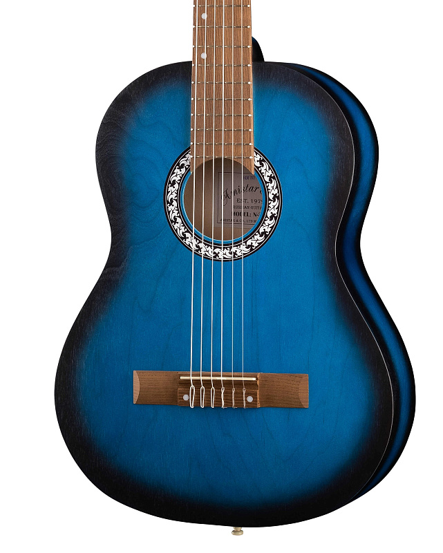 Фото M-303-BL Гитара классическая, синяя, Амистар