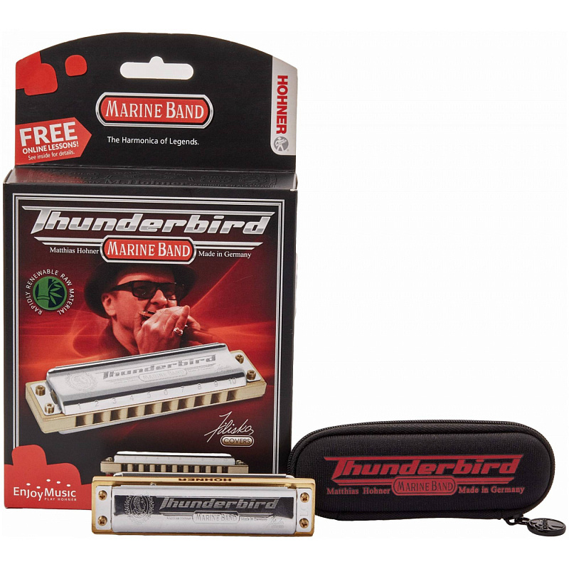 Фото HOHNER Marine Band Thunderbird E low - Губная гармоника диатоническая Хонер