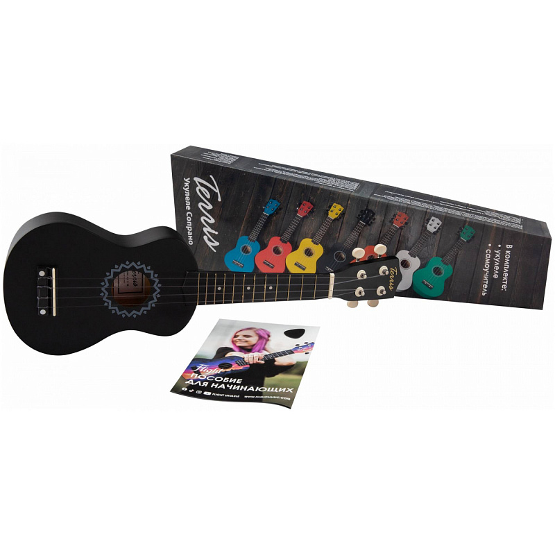 Фото Укулеле сопрано TERRIS JUS-11 BK