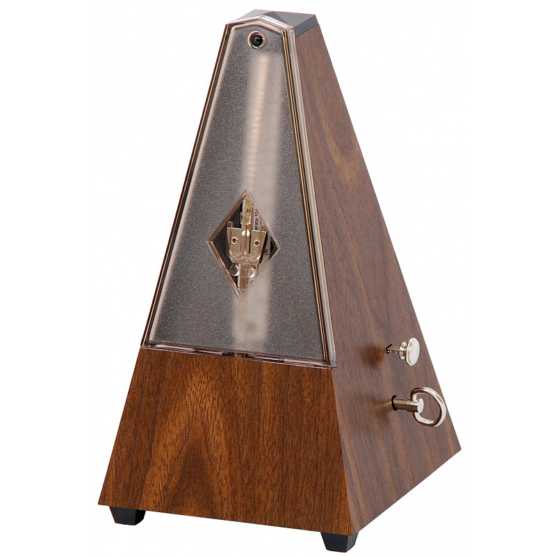 Фото Метроном со звонком,цвет грецкий Wittner 814К