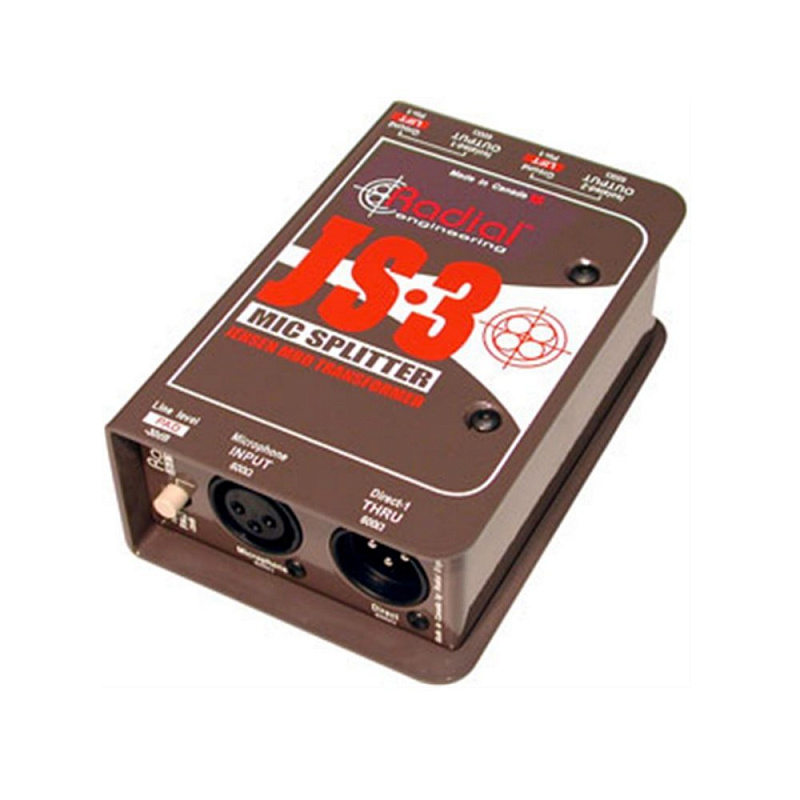 Фото Radial JS3  Микрофонный  сплиттер 
