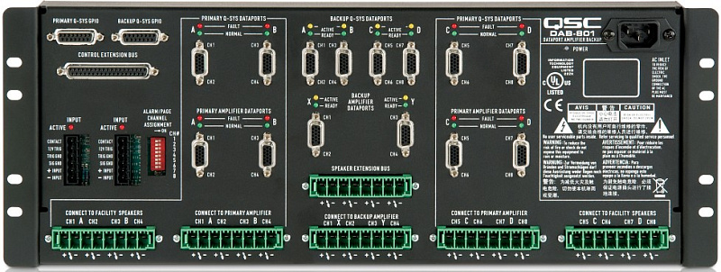 Фото Коммутатор резервного подключения QSC DAB 801