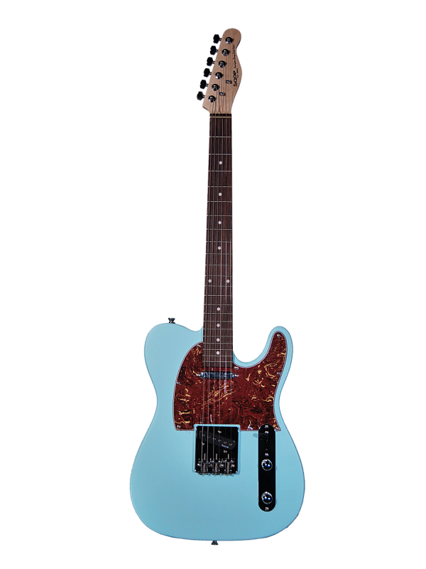 Фото Электрогитара SQOE Setl300 MSKY матовая