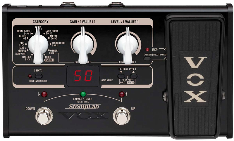 Фото VOX STOMPLAB 2G процессор эффектов для электрогитар