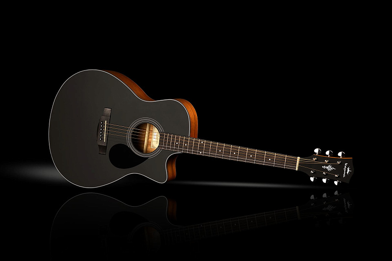 Фото Электроакустическая гитара KEPMA EACE Black