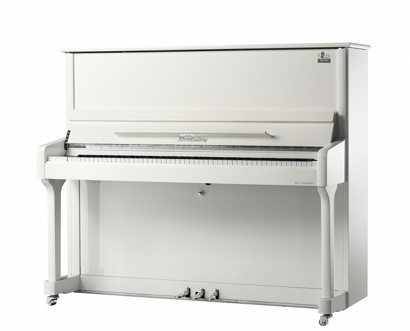 Фото Акустическое пианино Wendl&Lung W126WH, цвет белый 