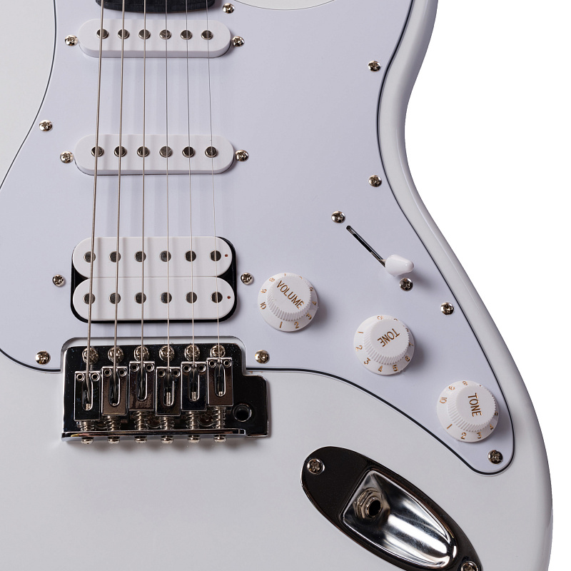 Фото Электрогитара ROCKDALE Stars HSS WH