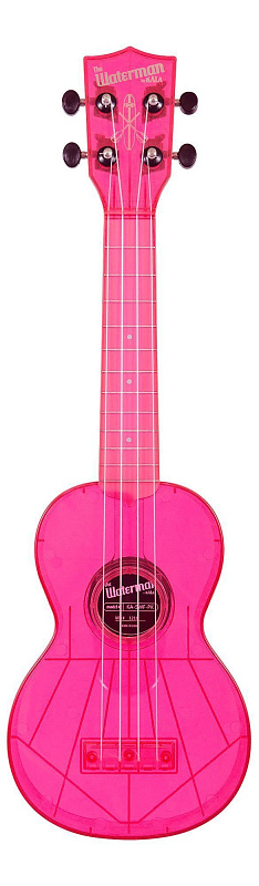 Фото WATERMAN by KALA KA-SWF-PK Waterman Fluorescent Pink, Soprano Ukulele