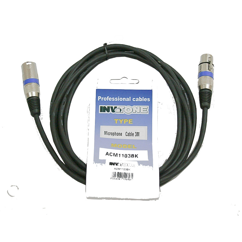 Фото Микрофонный кабель INVOTONE ACM1106/BK