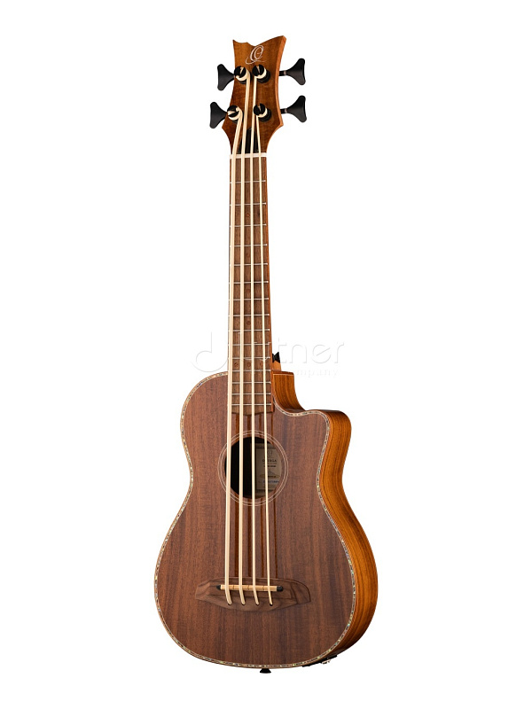 Фото Укулеле бас Ortega CAIMAN-BS-GB Lizard Series со звукоснимателем