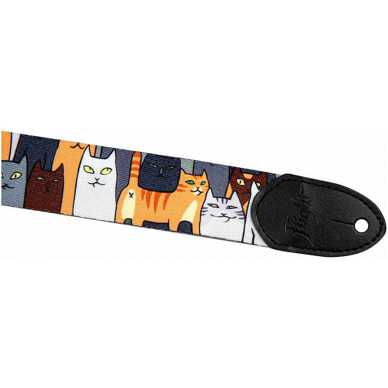 Фото FLIGHT S35 CATS - Ремень для укулеле Флайт