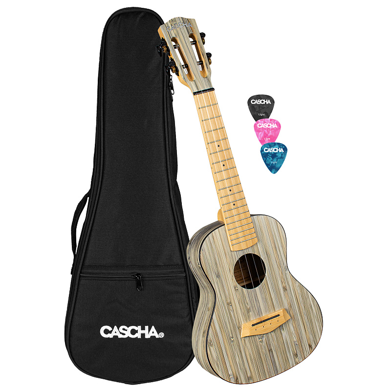 Фото Укулеле концертный Cascha HH-2316 Bamboo Series Graphite