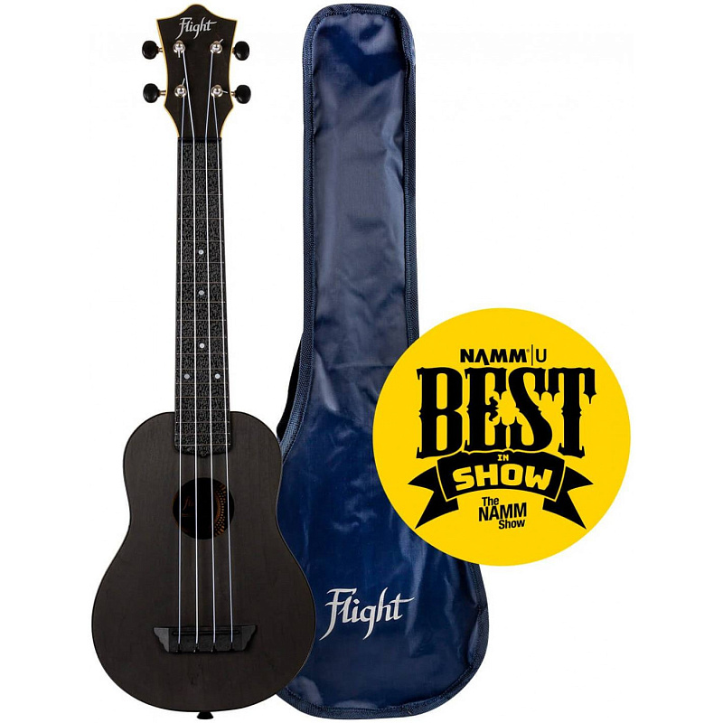 Фото Укулеле сопрано FLIGHT TUSL-35 BK