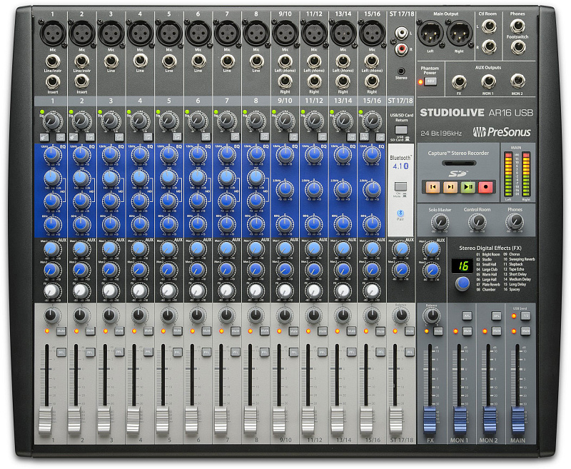 Фото PreSonus StudioLive AR16 USB