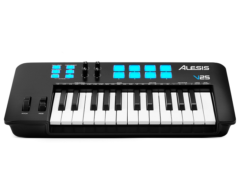 Фото Миди клавиатура 25 клавиш ALESIS V25MKII