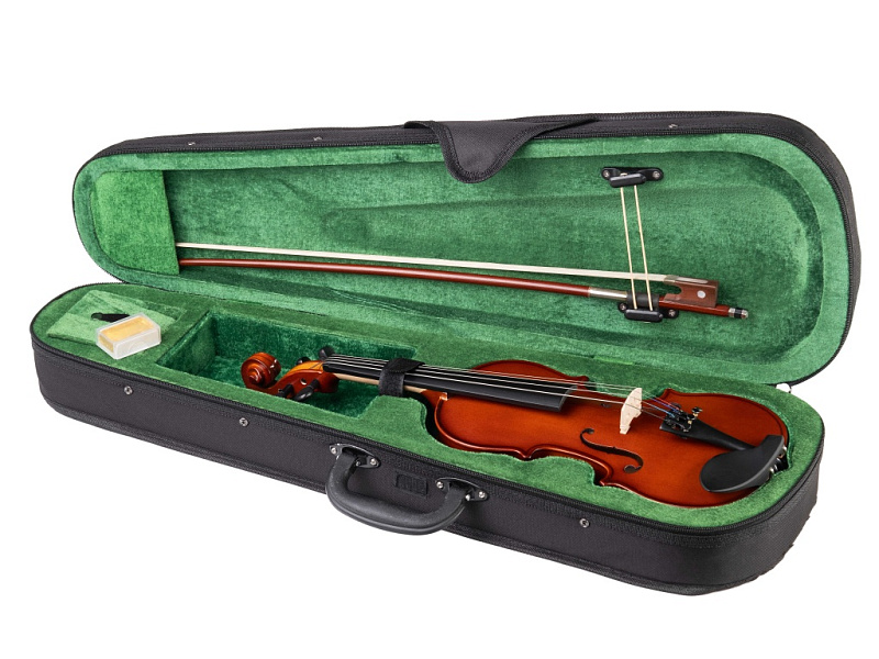 Фото Скрипка 1/4 с футляром и смычком Carayа MV-004