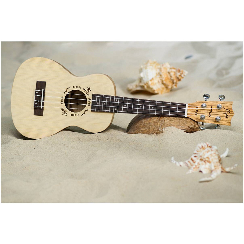 Фото FLIGHT DUC525 SP/ZEB - Укулеле концерт Флайт