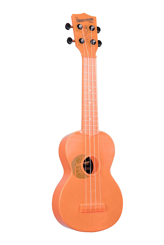 Фото WATERMAN by KALA KA-SWF-OR Waterman Fluorescent Orange, Soprano Ukulele