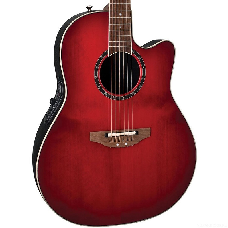 Фото OVATION 2771AX-CCB Standard Balladeer Deep Contour Cutaway Cherry Cherry Burst