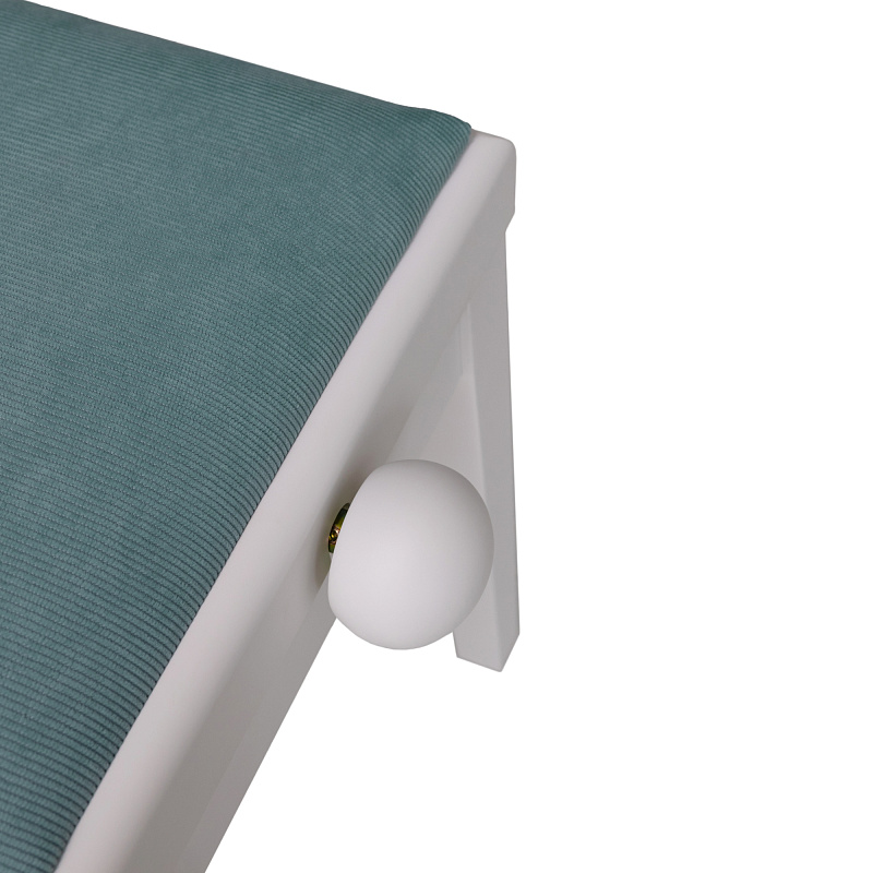 Фото Банкетка ROCKDALE RHAPSODY 131 SV WHITE MINT GREEN