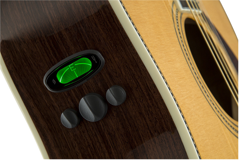 Фото FENDER PM-1 Deluxe Dreadnought Nat акустическая гитара, цвет натуральный. Серия Paramount.