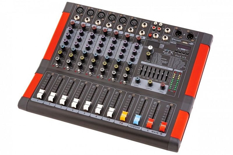 Фото Микшерный пульт ZTX audio Pro 6.1Fx