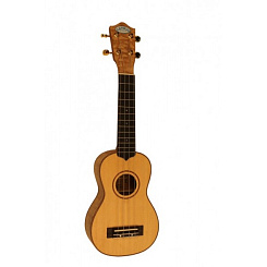 HOHNER Lanikai ULQAS укулеле Soprano, Solid Spruce, гриф Mahogany