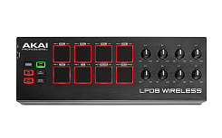 AKAI PRO LPD8 WIRELESS Портативный беспроводной USB/MIDI-контроллер