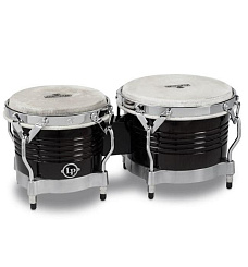 LP M201-BKWC Matador Wood Bongos Black