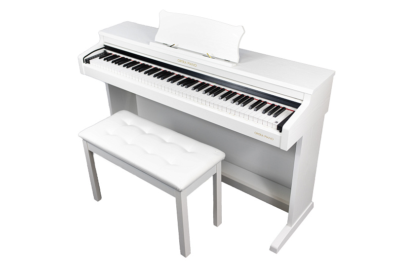 Фото Белое цифровое пианино OPERA PIANO DP105 WH