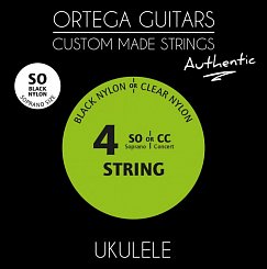 Комплект струн для укулеле сопрано Ortega UKABK-SO