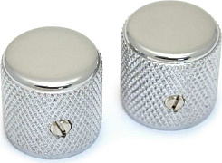 FENDER TELE/P.BASS KNOBS CHROME (2)